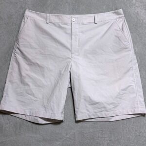 Under Armour Golf Shorts Mens 42 Gray Striped Performance Athletic Activewear